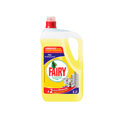 Фэйри Fairy Средство для мытья посуды 5л сочный лимон